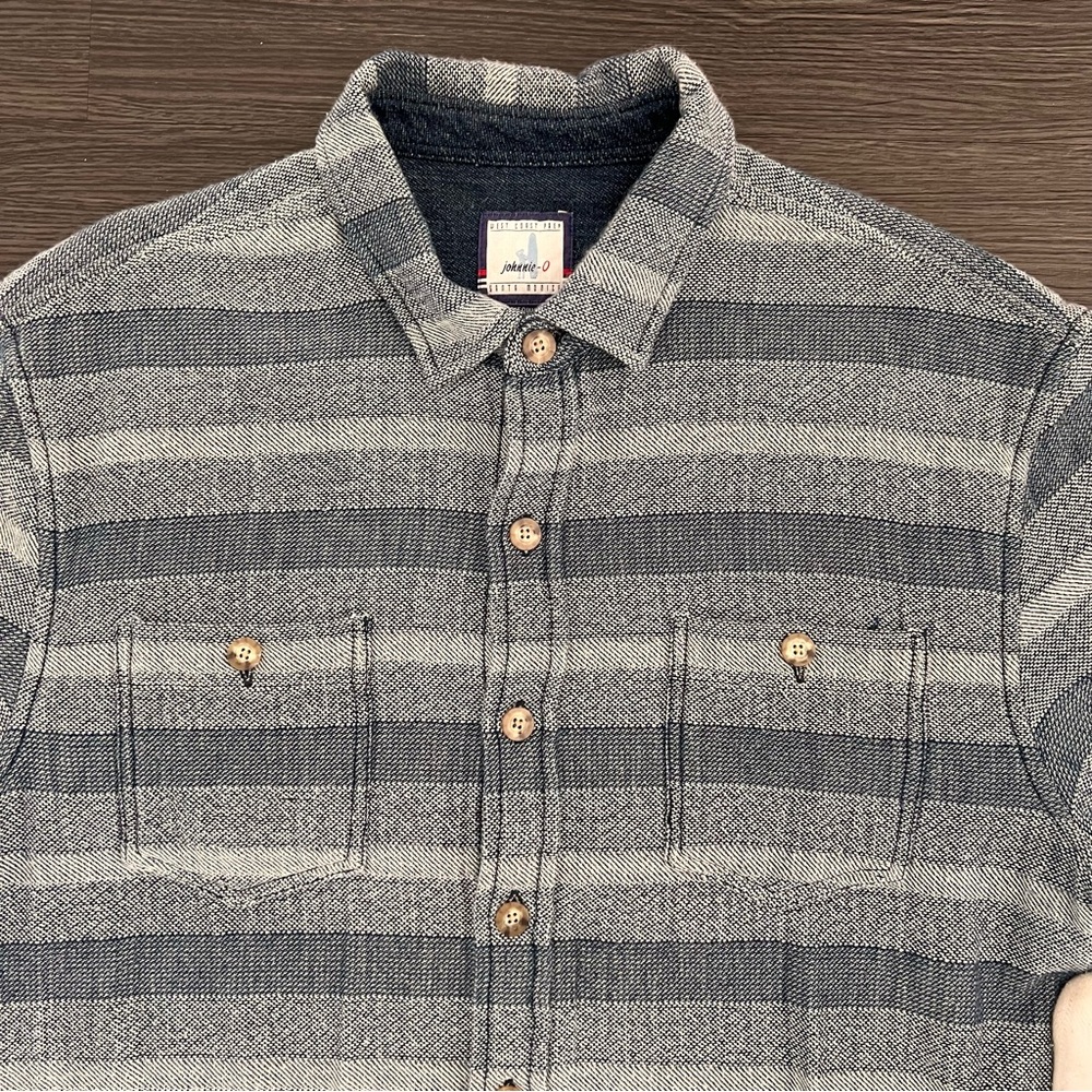 Johnnie-O Teton Indigo Shirt Jacket - Picture 3 of 5
